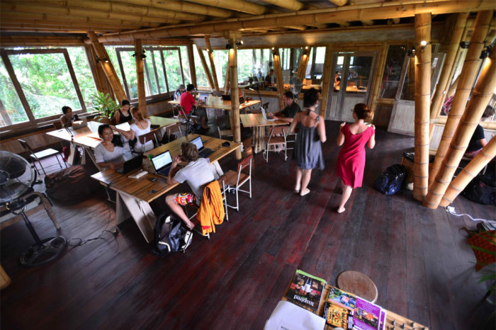 Hubud coworking space in Ubud, Bali