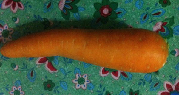 A carrot in Thailand for my green juice