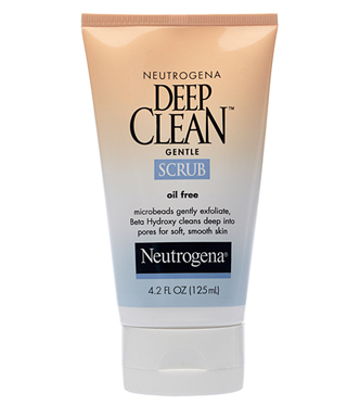 Neutragena deep clean gentle scrub