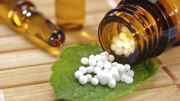 Homeopathic white pills