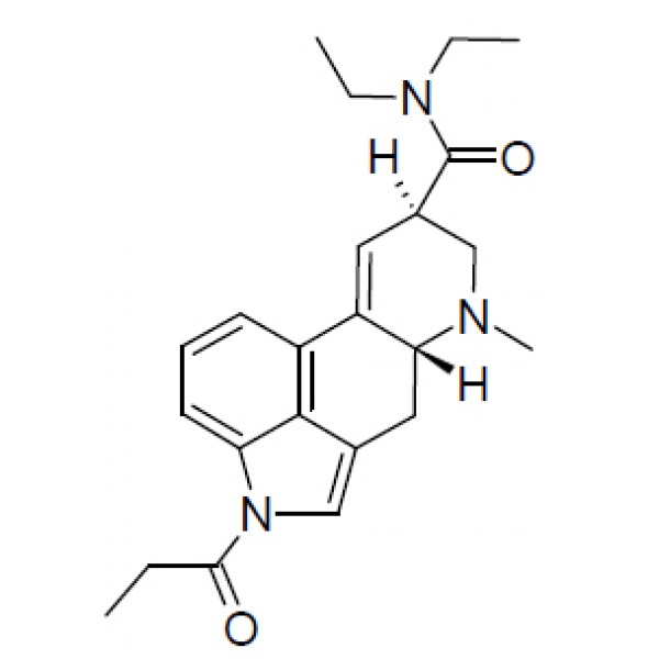 Molecular structure of LSD analog 1P-LSD