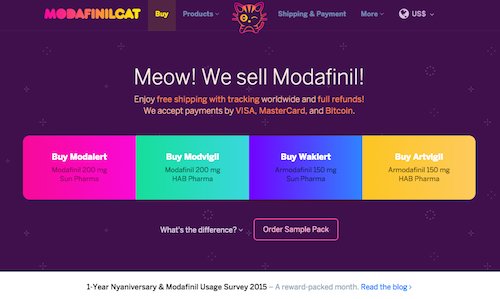 ModafinilCat Review Homepage
